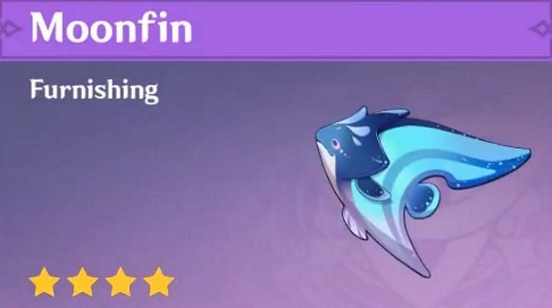 Moonfin fish are exclusive to the Lunar Leviathan event (Image via Genshin Impact)
