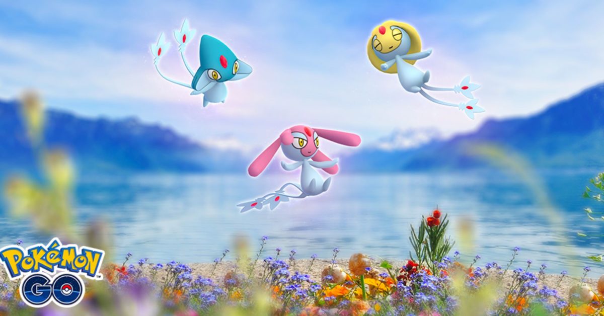 I aften er Shiny Lake Trio Raid Hour #2 af 3 i Pokémon GO