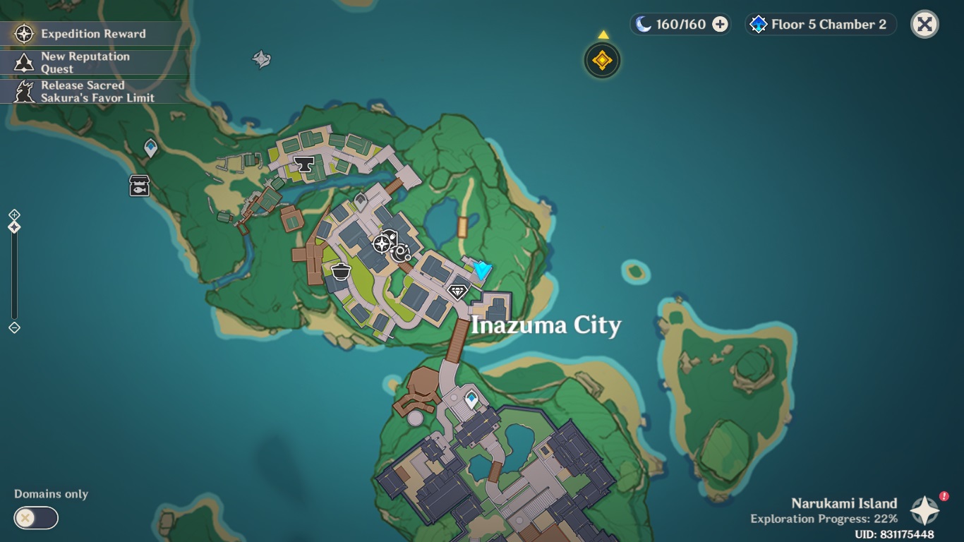 Sådan finder du Feed the Puppy Side Quest & Harvest Sakura Bloom i Genshin Impact