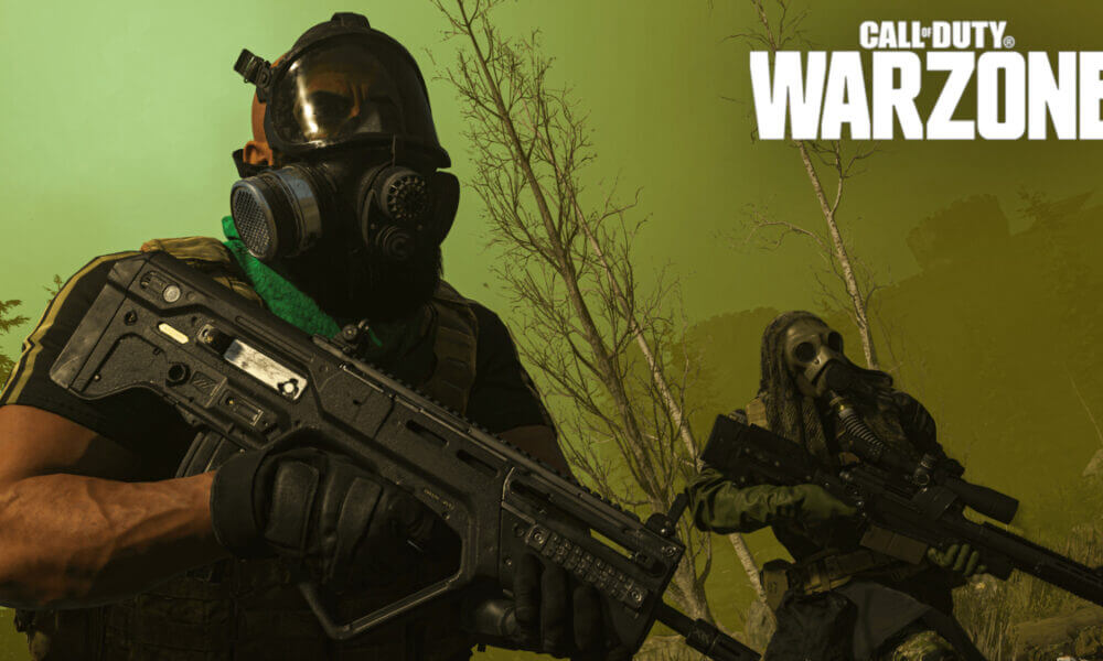 Warzone players surrounded by gas
