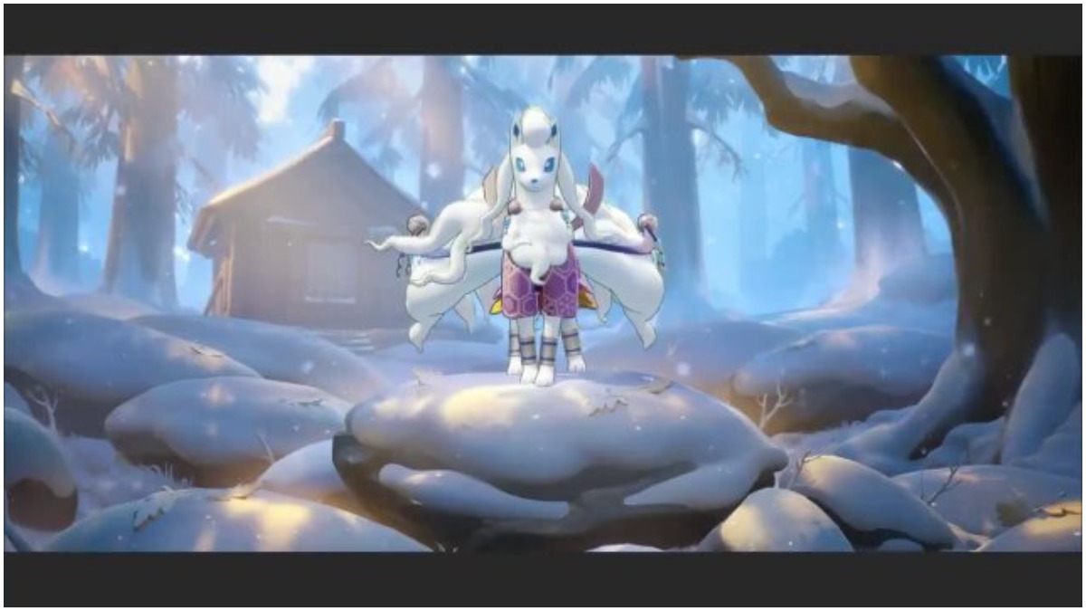 Official Premium Sacred Style Holowear for Alolan Ninetales in Pokemon Unite