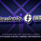 Bitcasino og onde genier lancerer det første kryptobaserede digitale spilpartnerskab i eSports historie