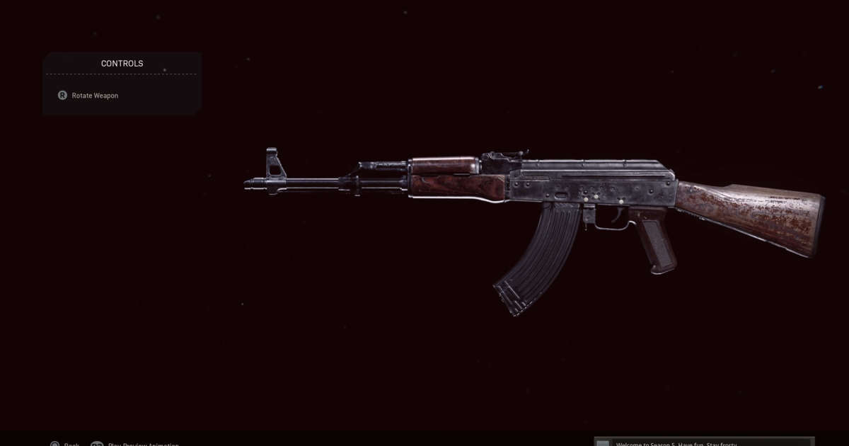 Den bedste Cold-War AK-47 loadout i Call of Duty: Warzone