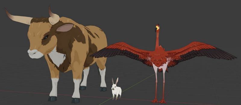 Genshin Impact leak reveals new animal models (Image via Lumie_lumie)