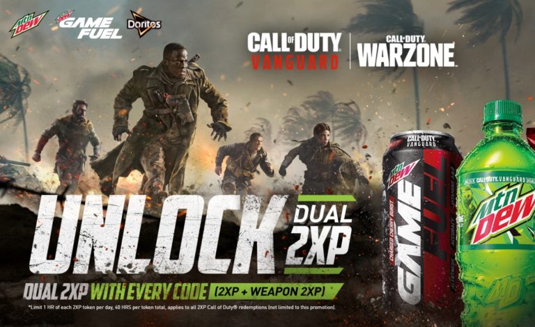 Mountain Dew og Doritos pakker har nu dobbelt XP -koder til Call of Duty: Vanguard og Warzone