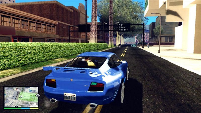 GTA San Andreas has a great variety of graphics mods for players to use (Image via Rockstar)