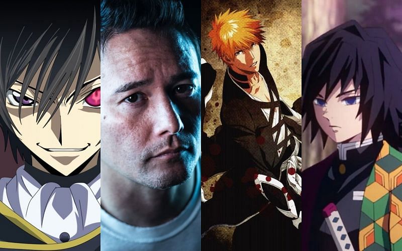 Johnny Yong Bosch and some of the famous characters he's voiced (Image via Sportskeeda)