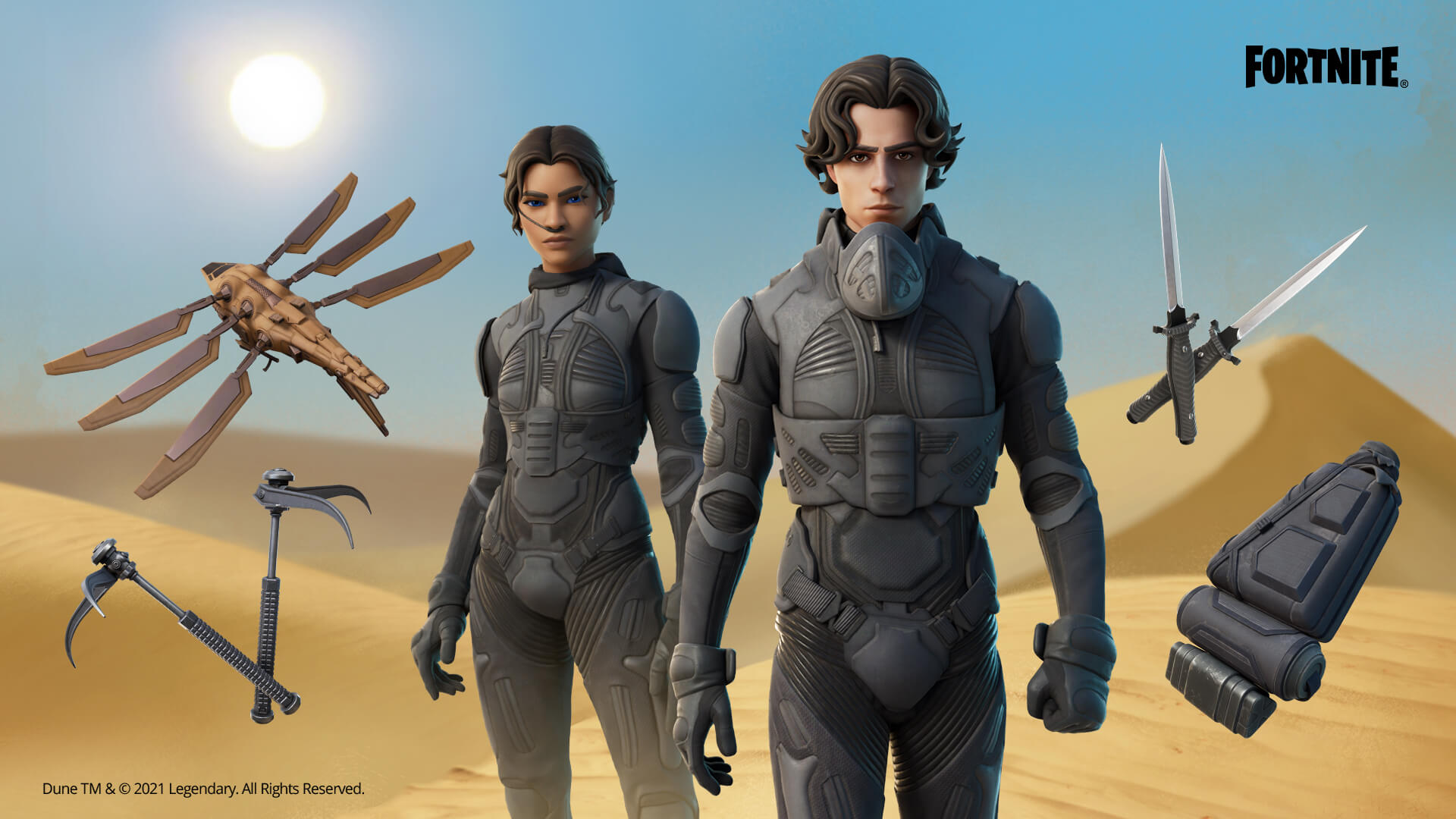 Fortnite Dune -sæt med varer