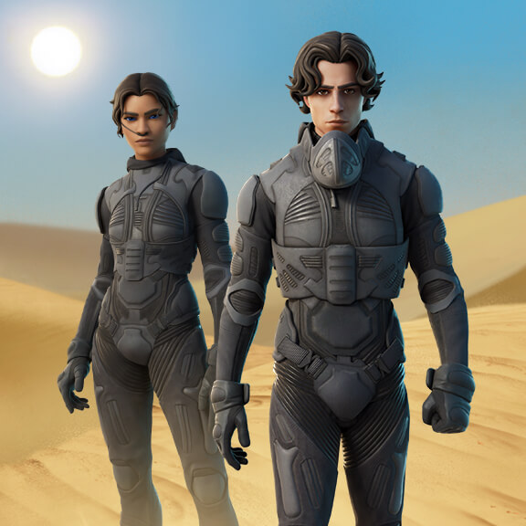 Paul Atreides og Chani Rejser fra Planet Dune til Fortnite Item Shop