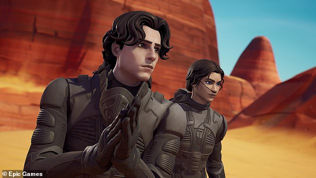Netop ankommet: Paul Atreides og Chani rejste hele vejen fra planeten Klit for at slippe ind