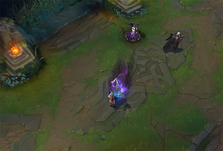 Swain LoL gameplay -skærmbillede