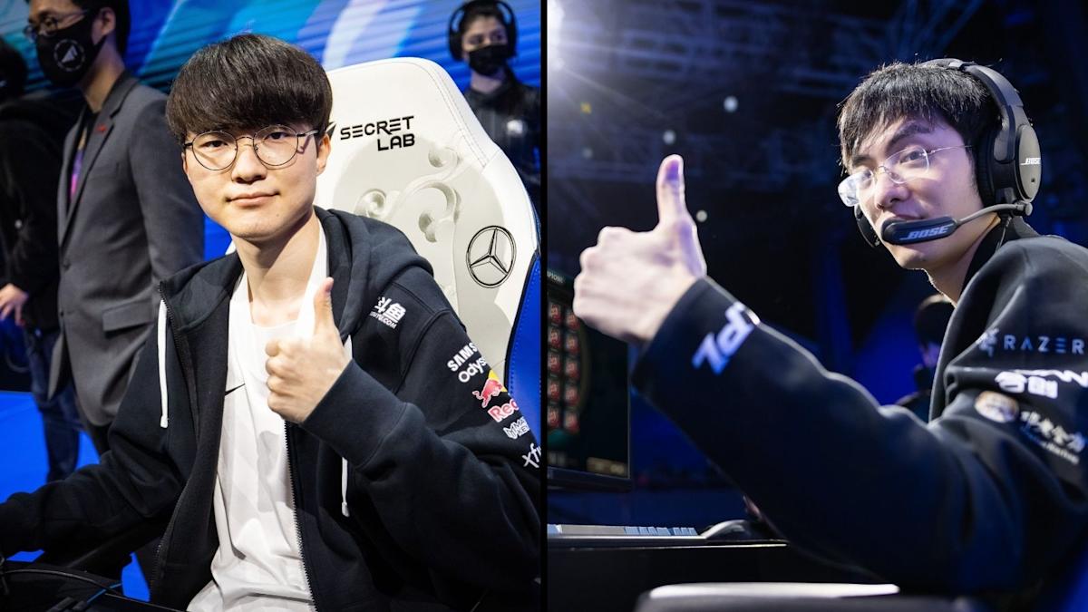 T1, EDG vinder sejrrigt i LoL Worlds 2021 Playoff -åbnere
