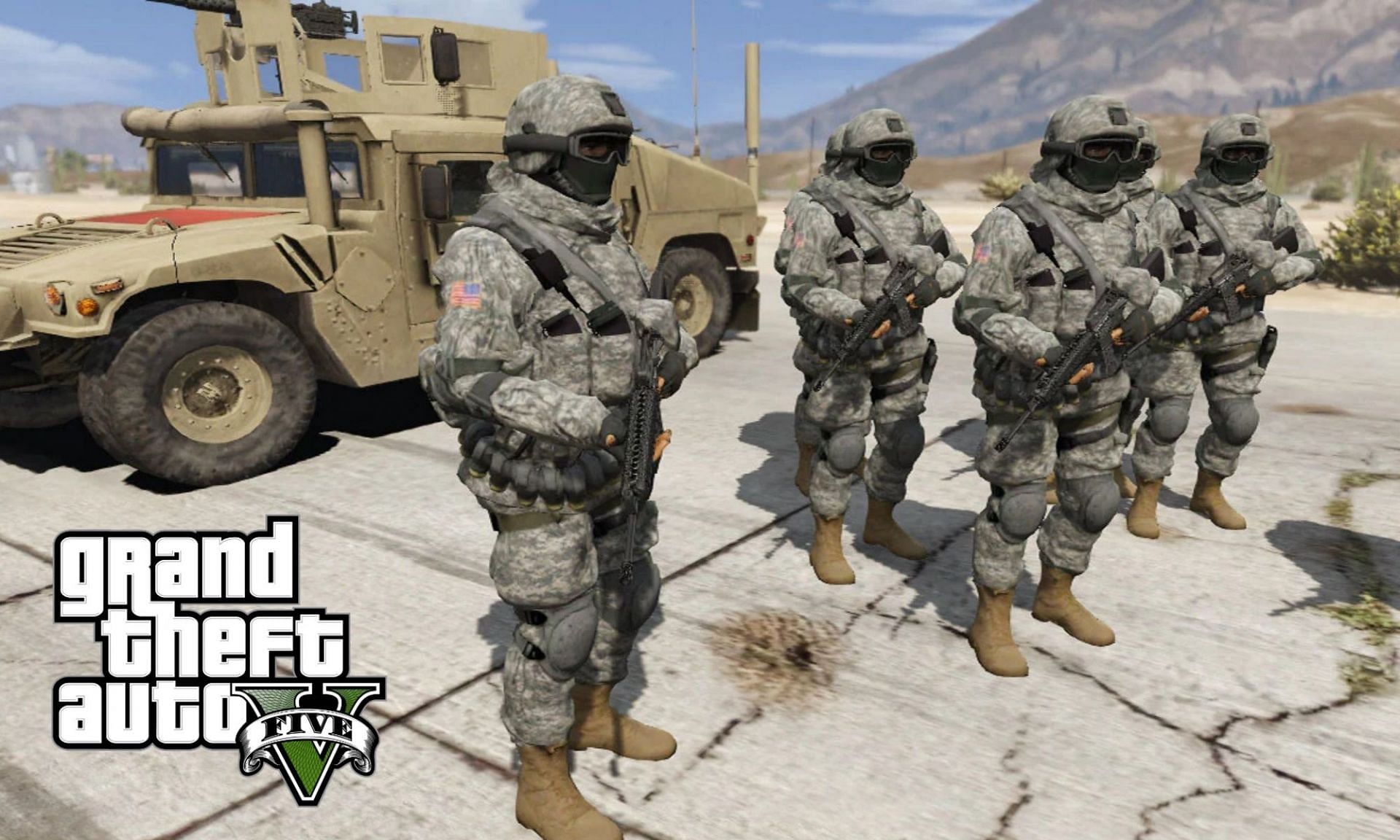 GTA 4 lacked a military presence (Image via Sportskeeda)