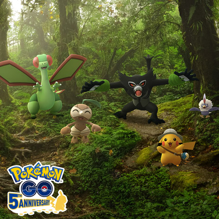 Deltag i Zarude i et Pokémon GO Jungle Adventure