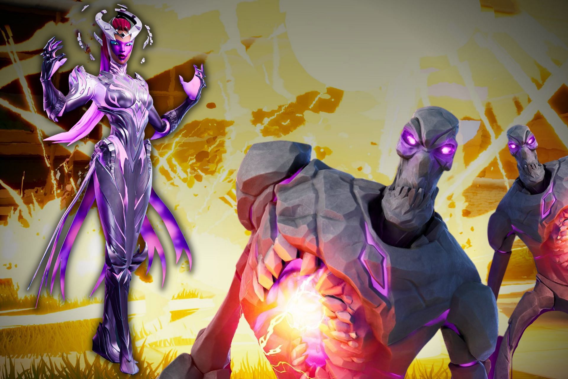 Unlock the Cube Queen from the Season 8 Battle Pass in Fortnite after completing multiple challenges present in the game (Image via Sportskeeda)