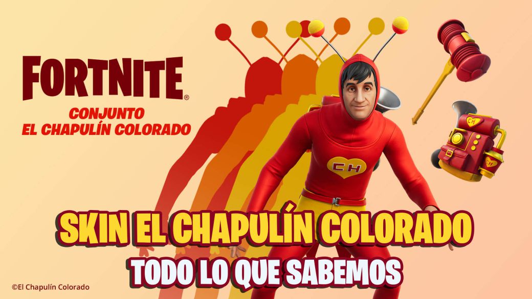 El Chapulín Colorado comes to Fortnite: official announcement