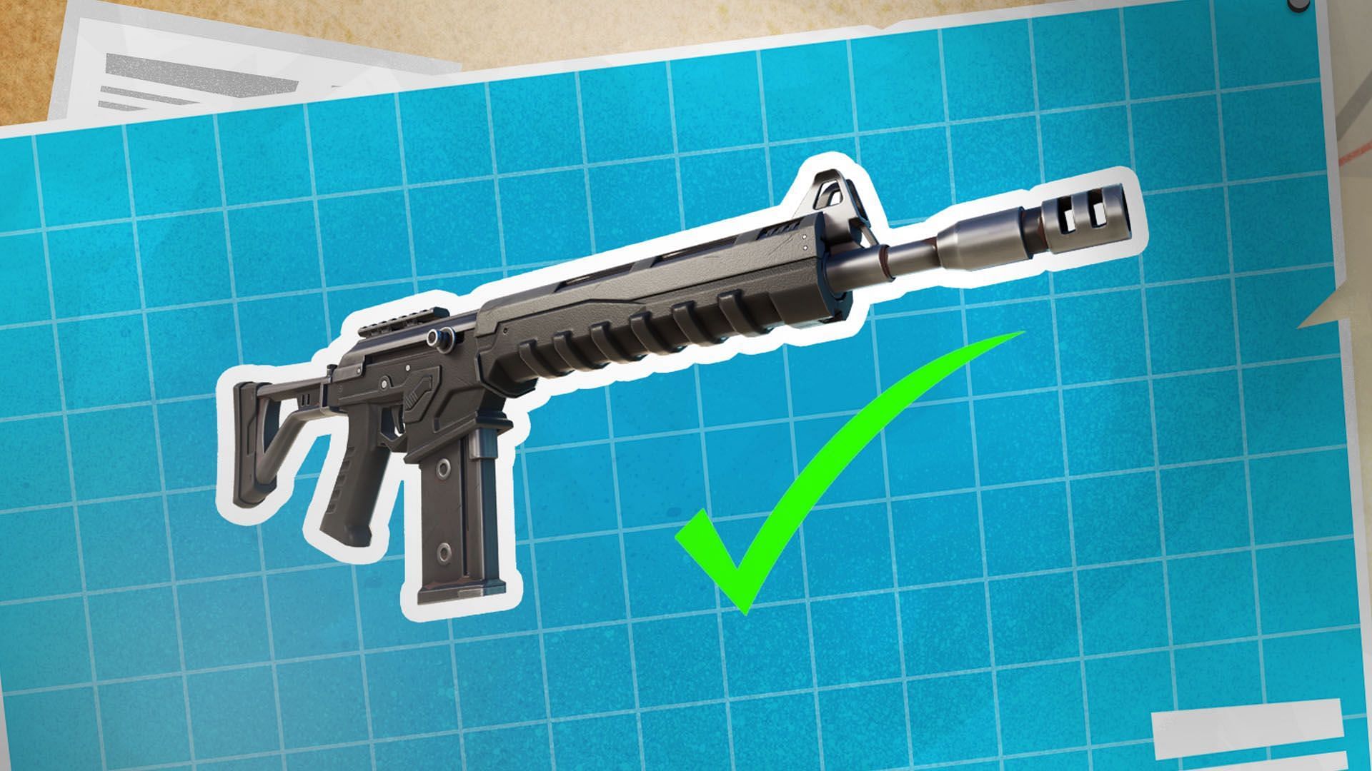 The Combat Assault Rifle in Fortnite has been funded by gamers (Image via Fortnite News/Twitter)