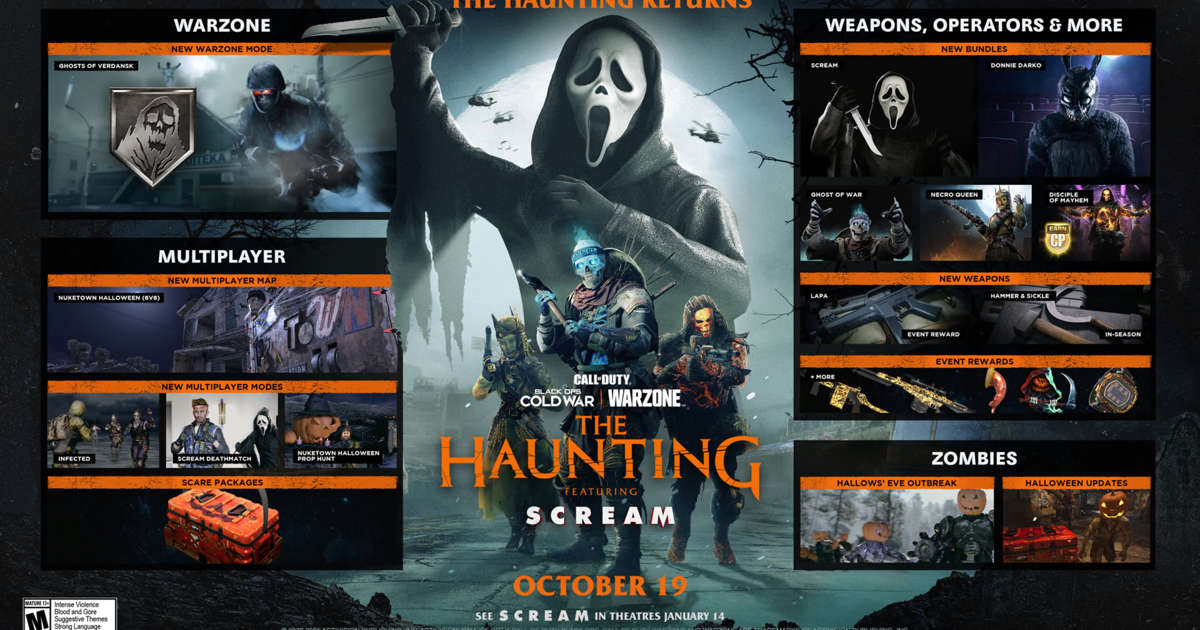 Kold krig og krigszone 'The Haunting' Halloween Event Roadmap Revealed
