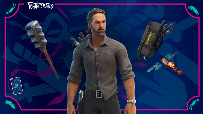 Rick Grimes fra The Walking Dead slutter sig til Fortnite, Daryl og Michonne vender tilbage til varebutikken