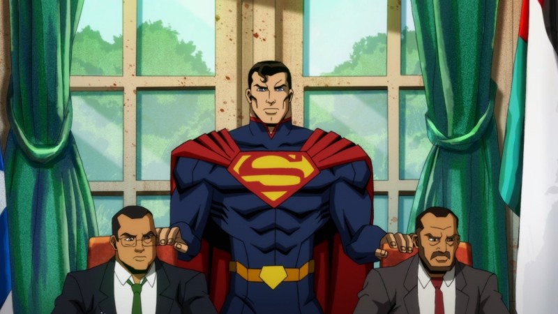 Se dette eksklusive klip af Superman, der ødelægger ting i uretfærdighed