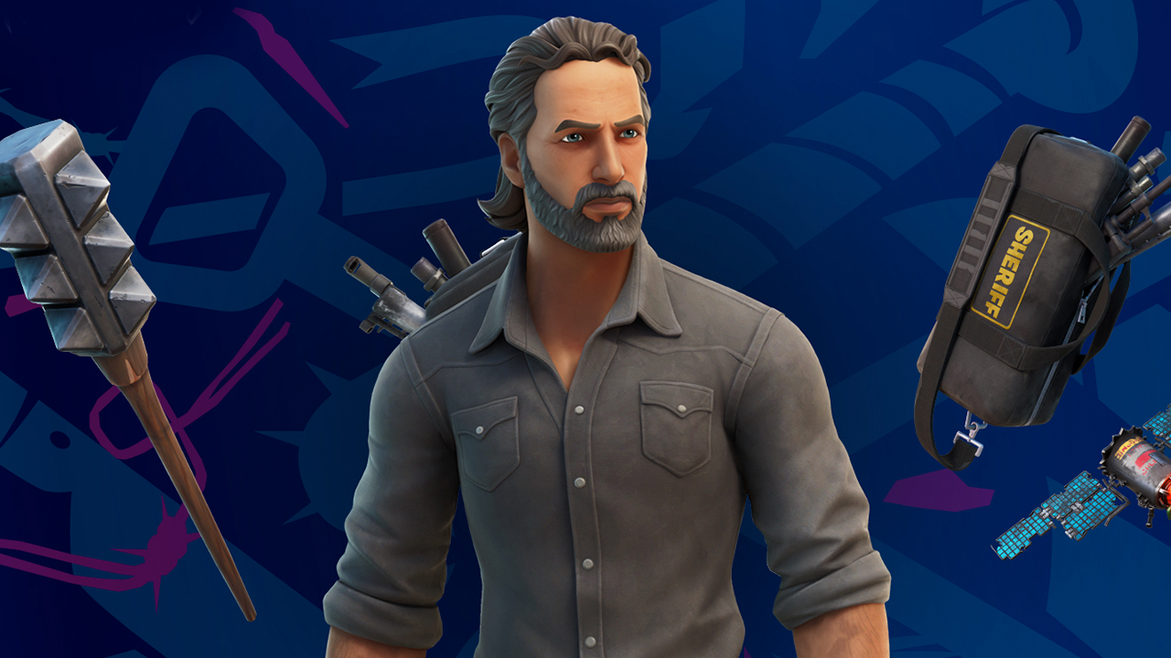 The Walking Dead's Rick Grimes er kommet til Fortnite under Fortnitemares 2021