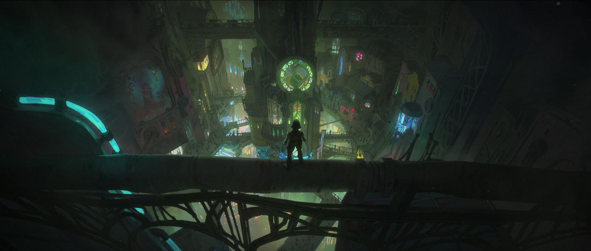 The Undercity of Zaun fra League of Legends Netflix-serien Arcane