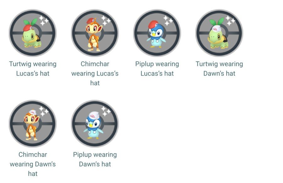 Pokémon GO's Brilliant Diamond And Shining Pearlbegivenhed starter i