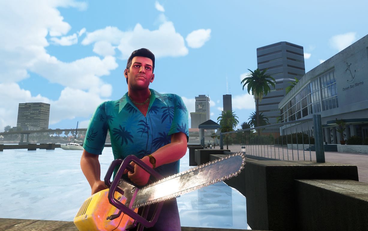 Et eksempel på en forbedret Tommy Vercetti (Billede via Nexus Mods)