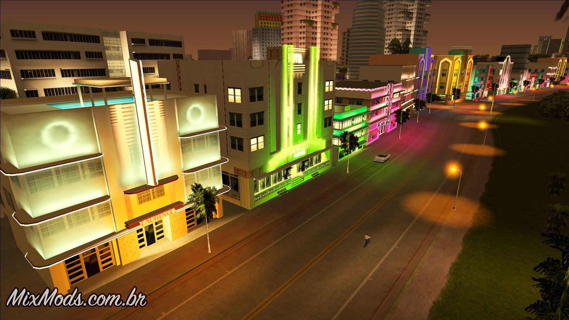 Ocean Beach ser meget mere levende ud med denne mod (Billede via MixMods)