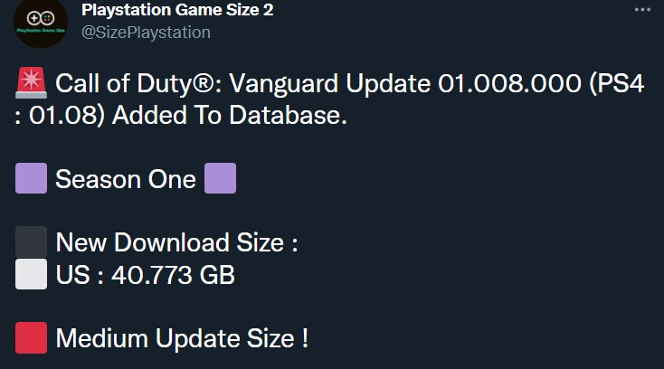 Warzone Pacific Vanguard Sæson 1 filstørrelse download nye våbenoperatører lækket detaljeret