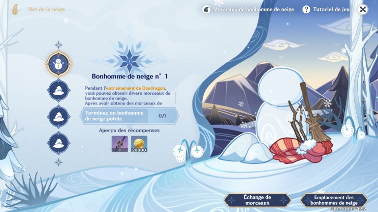 Genshin Impact, événement "Ombres au coeur du snestorm" : le guide complet (Jour 1)