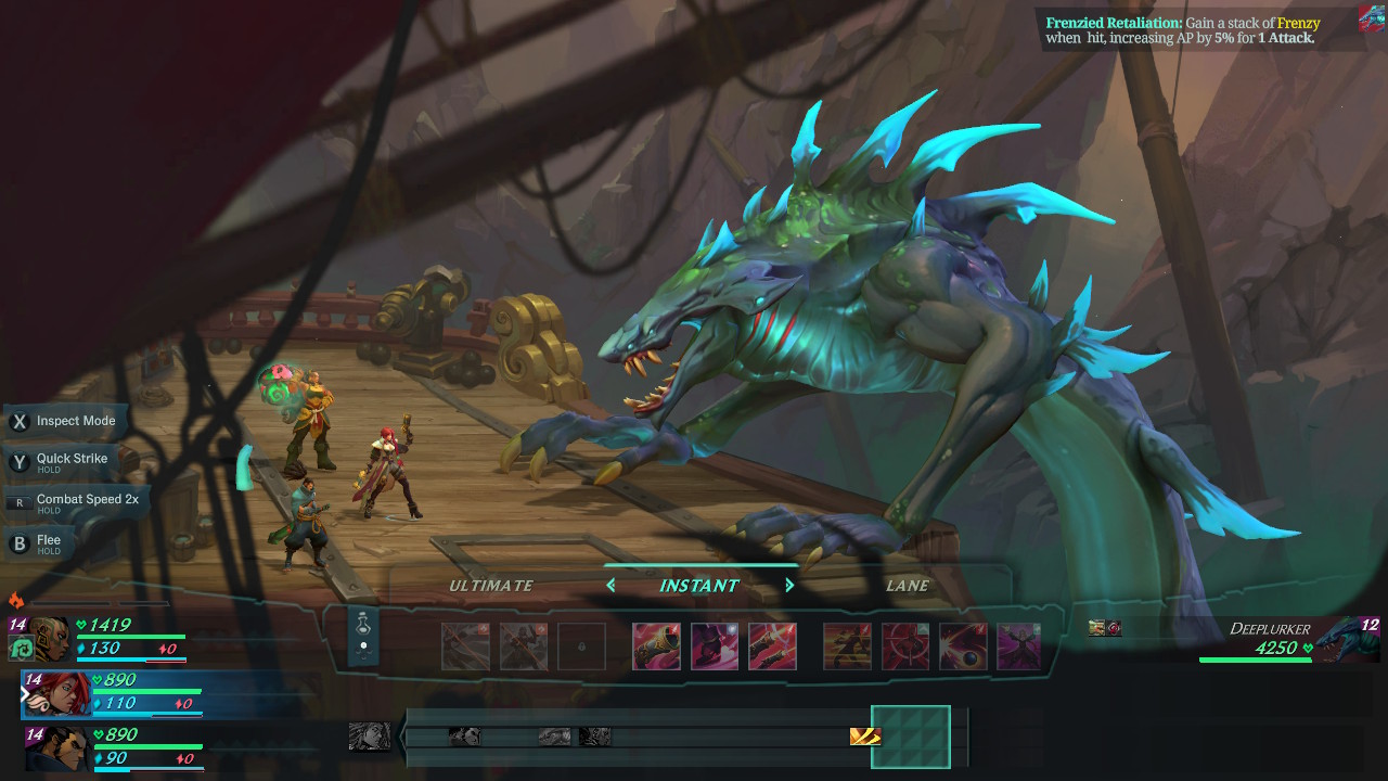 Ruined King anmeldelse Nintendo Switch buggy skuffende forfærdelig fortælling Riot Forge Airship Syndicate A League of Legends-historie
