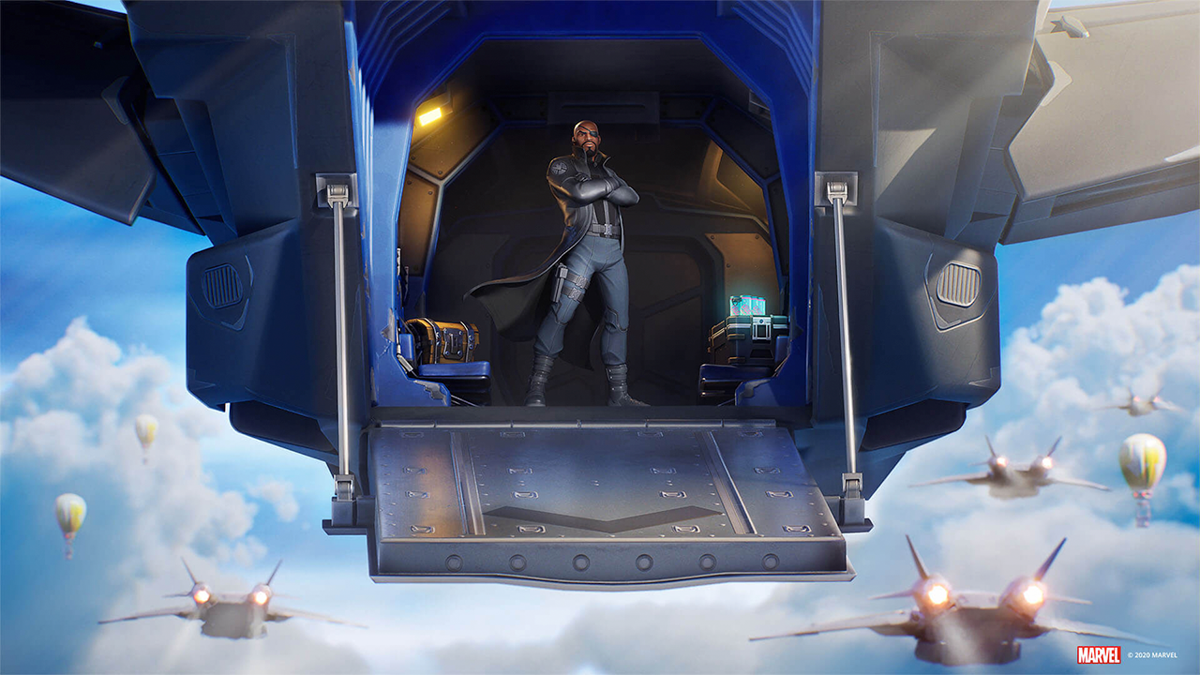 Nick Fury er den seneste Marvel-karakter, der slutter sig til Fortnite