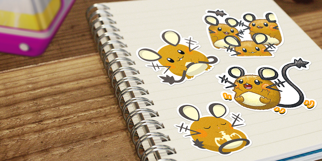 klistermærker-Dedenne-pokemon-go