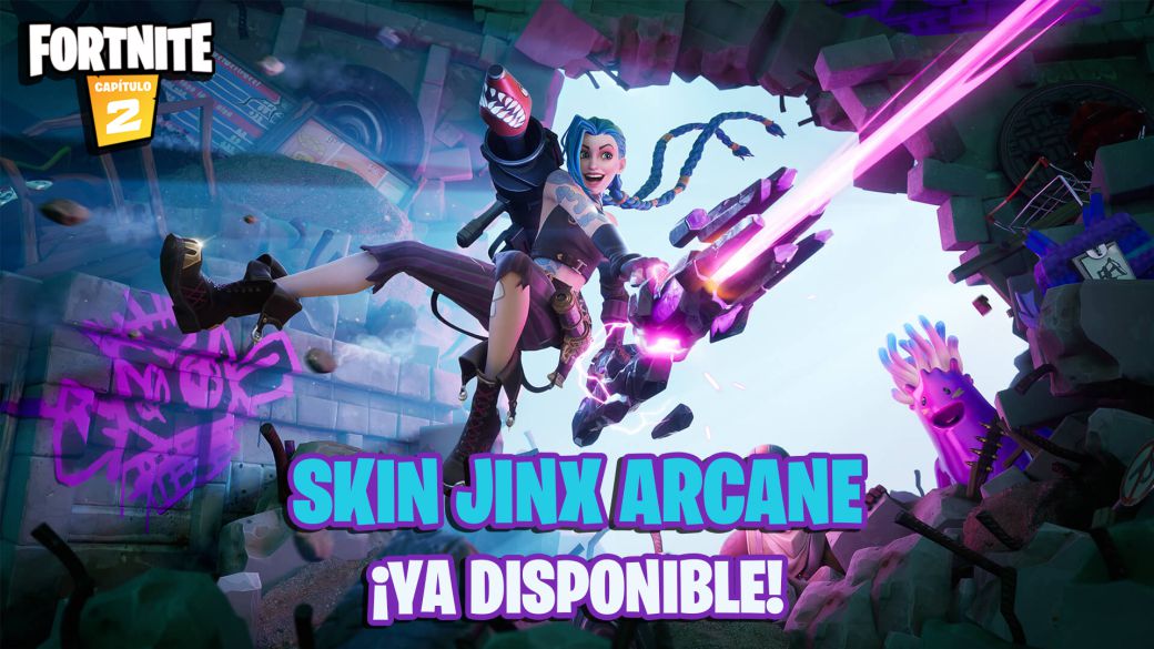 Fortnite: League of Legends Jinx Arcane Skin Now Available;  price and contents
