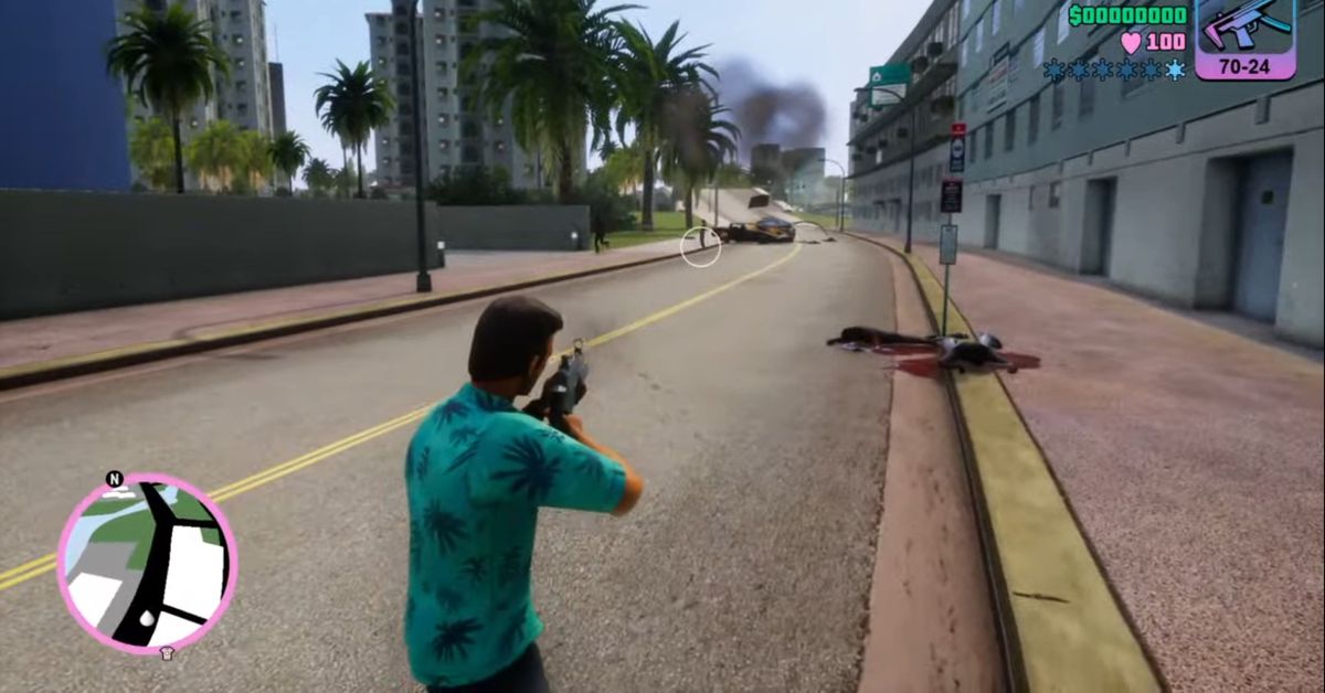 Grand Theft Auto remaster gameplay-optagelser lækker online