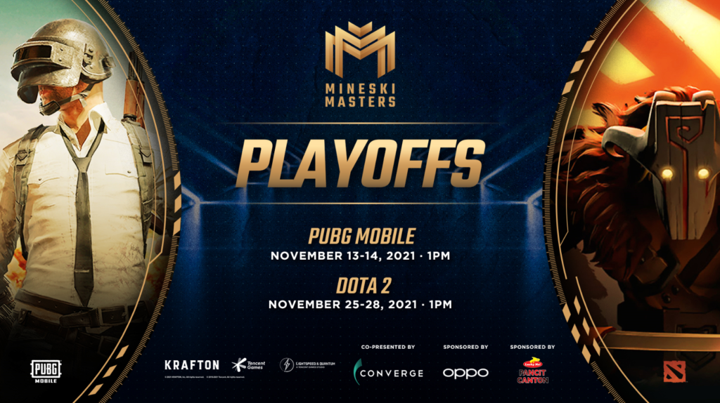 Mineski Masters Playoffs: Hold møder op i PUBG Mobile og Dota 2 for en præmiepulje på Php1,5 mio.
