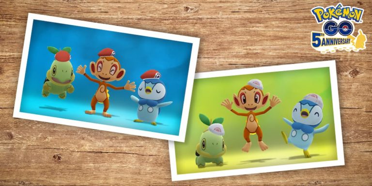 Sådan fanger du Lucas Hat og Dawn Hat Turtwig, Chimchar og Piplup i Pokémon Go