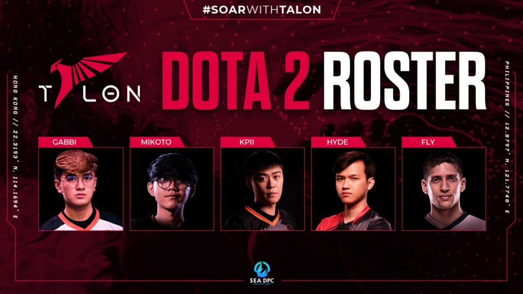 Talon Esports går ind i Dota 2, afslører liste med Gabbi og Fly
