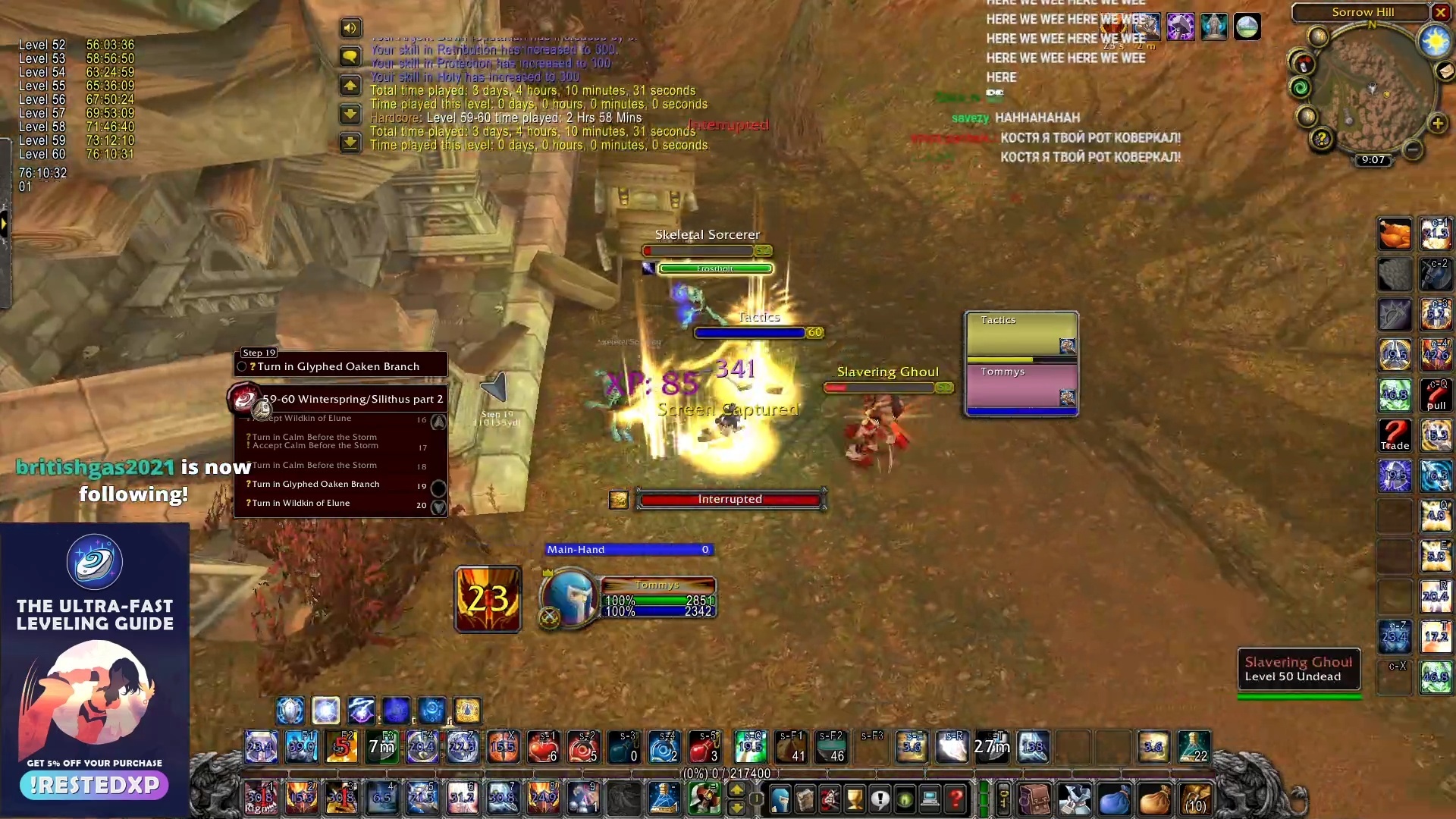 Tommysalami & Tactics Opnå verdensførste Hardcore Level 60 på WoW Classic Season of Mastery