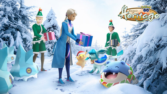 Postkort, udklædte Pokémon og mere under Pokémon GO Holidays Event
