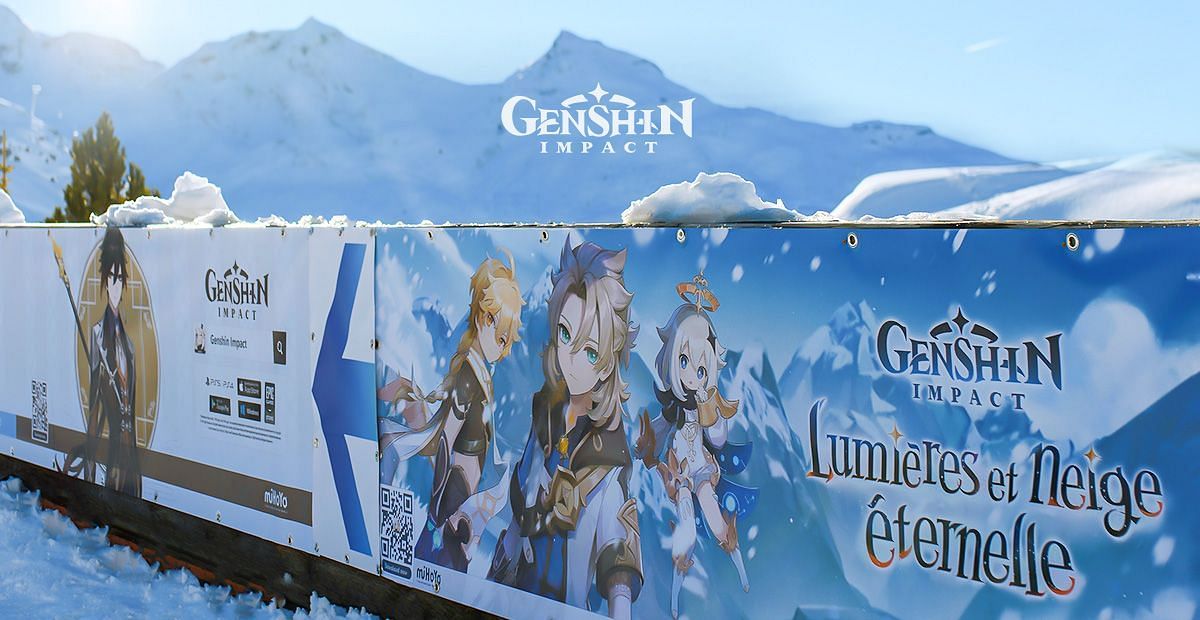 I Alperne slår Genshin Impact sig sammen med Val Thorens skisportssteder for at være vært for mystiske begivenheder.  ⋆ Ceng News