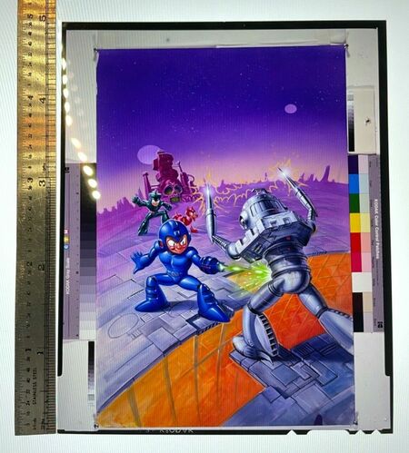 Mega Man 3 Box Art Ubrugt version