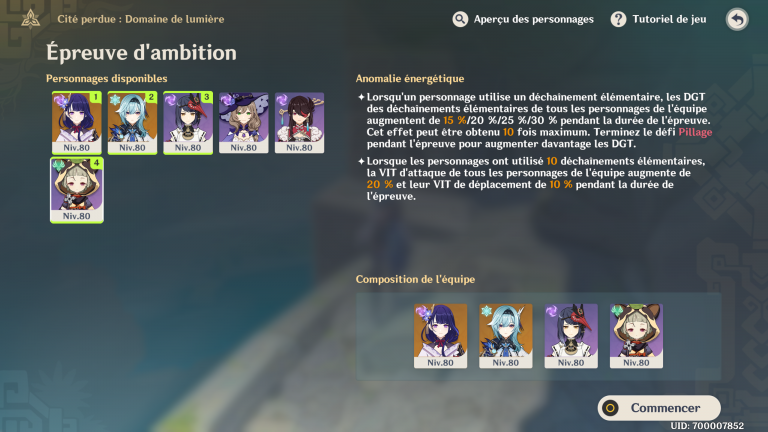Genshin Impact, nuvel événement "Cité perdue, domaine de lumière" : notre guide complet (Jour 2)