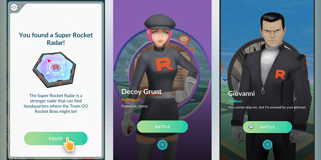 At finde Giovanni i Pokemon GO