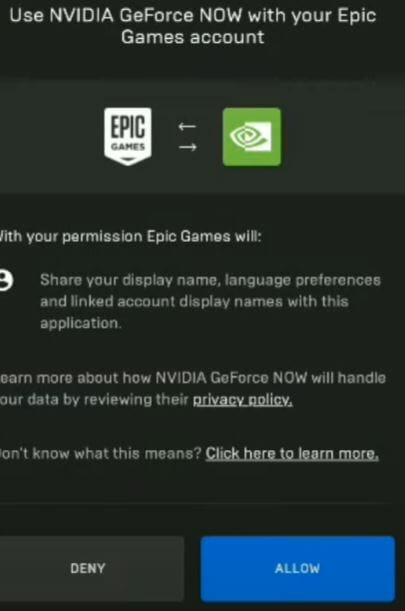 Geforce Now Fortnite