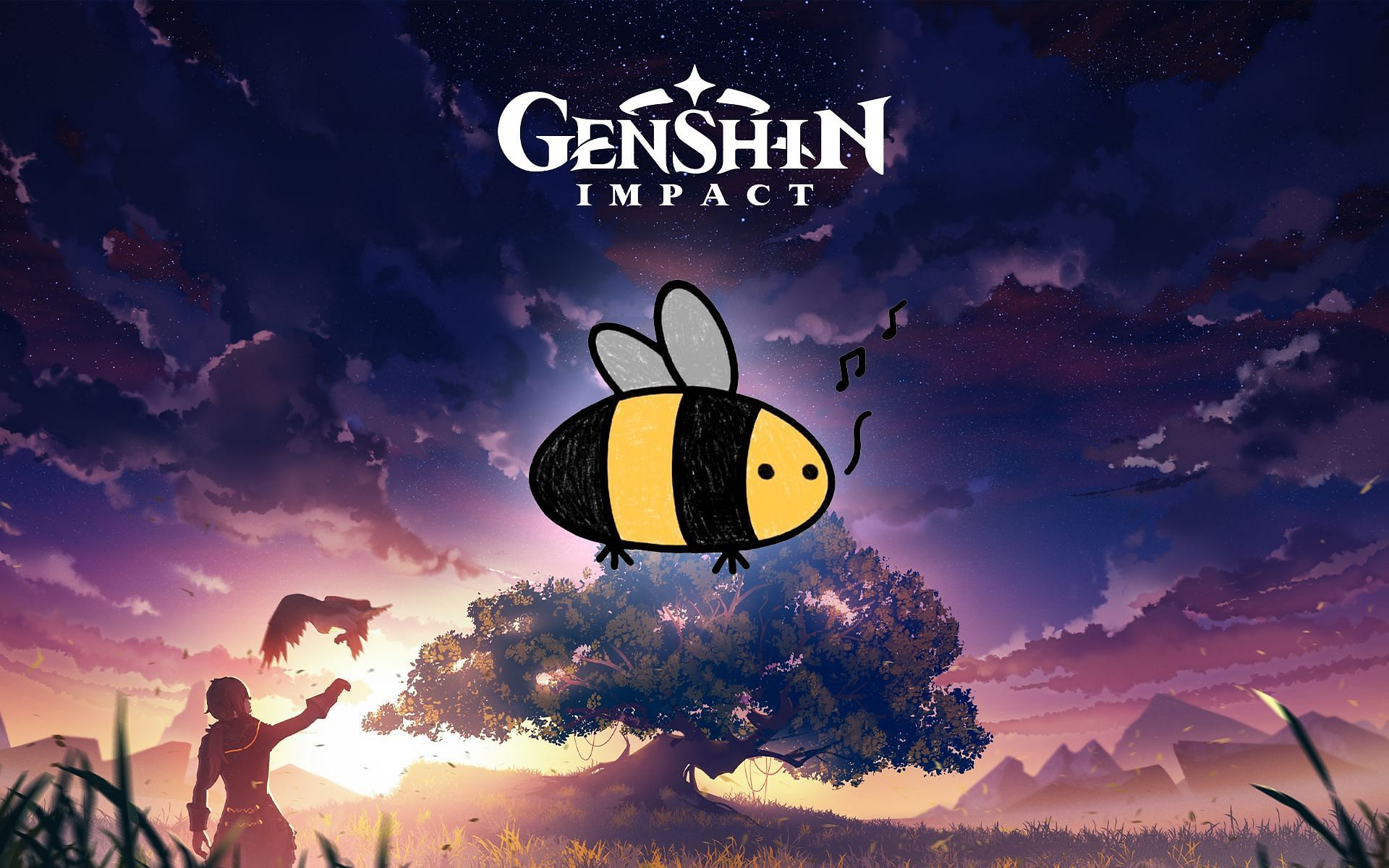 tnbee is a Genshin Impact content creator who an aspiring music producer (Image via Sportskeeda)