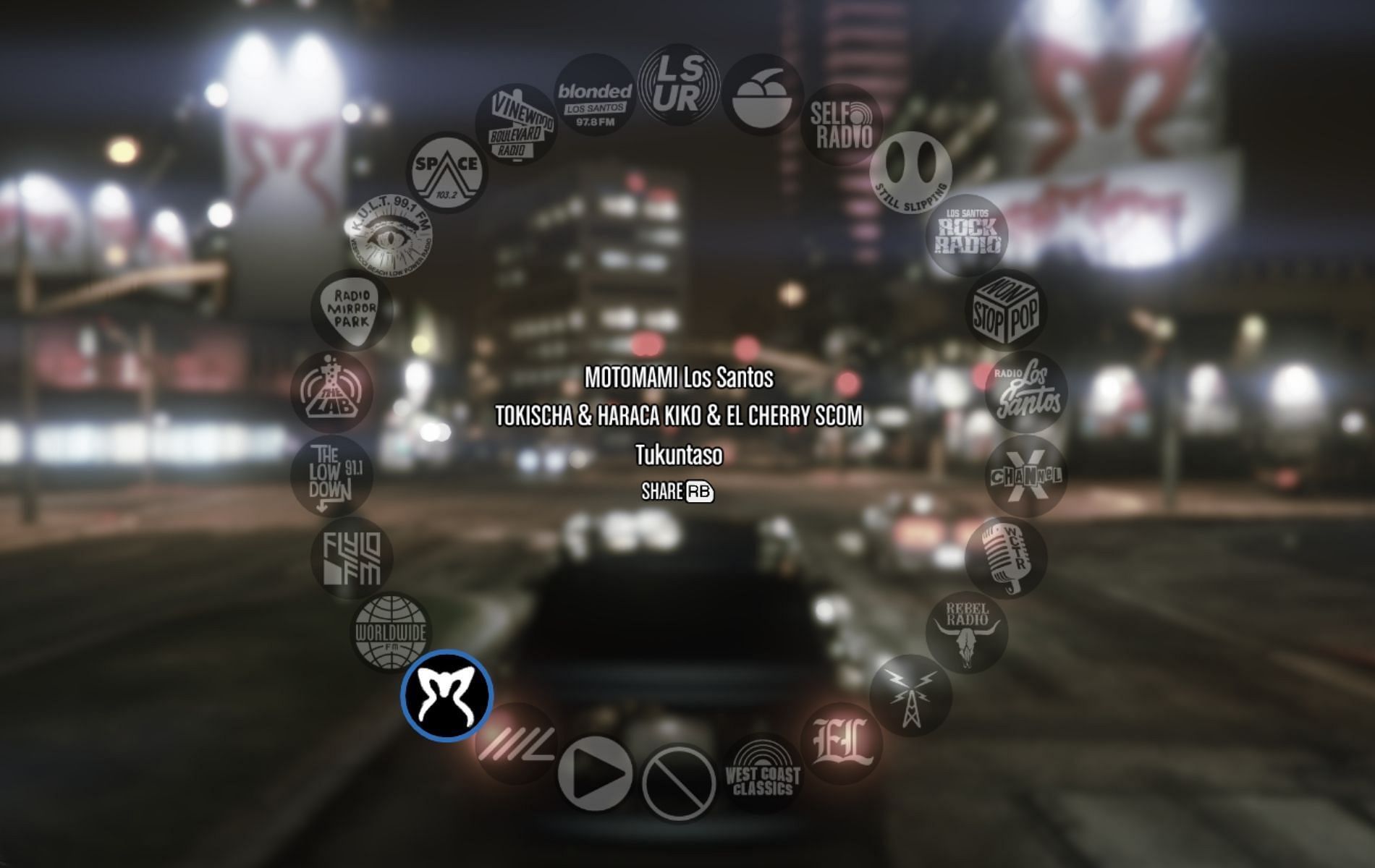 MOTOMAMI Los Santos is the latest radio station to be added to GTA Online (Image via Rockstar Games)