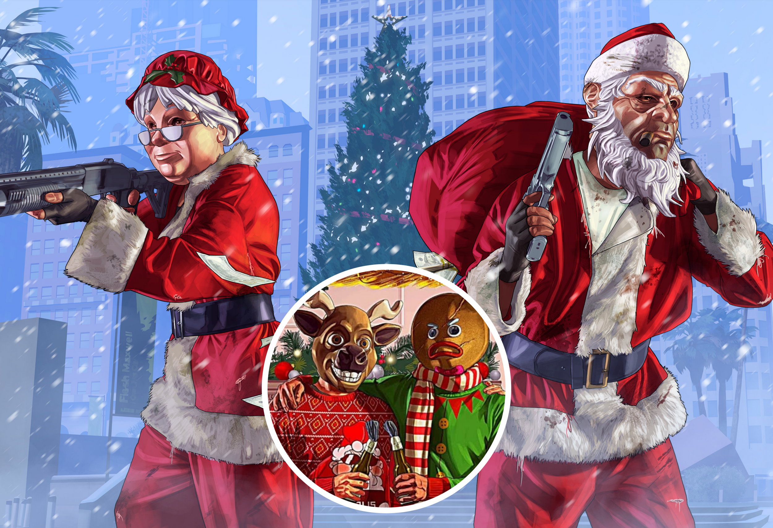 GTA V Festive Surprise Keyart
