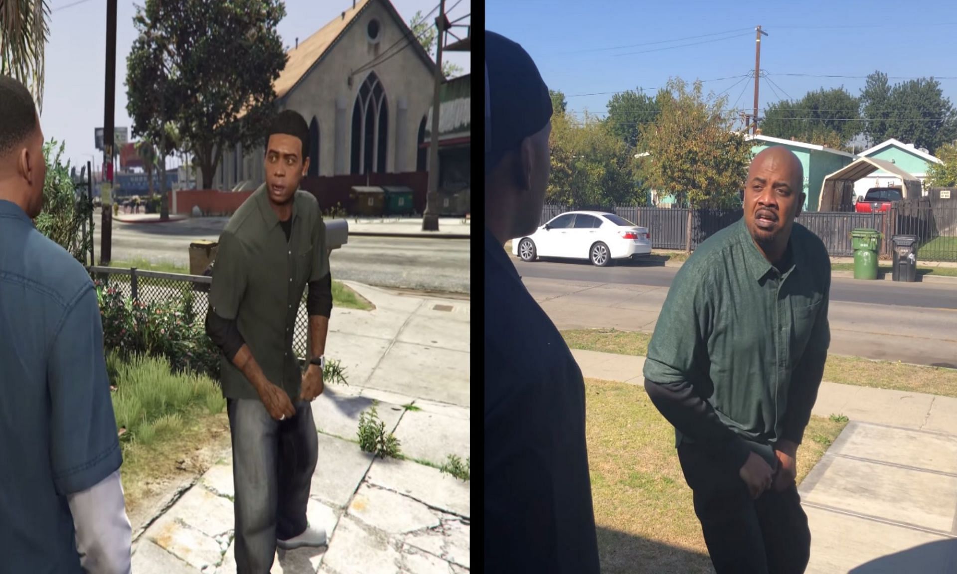 Lamar and his main voice actor (Image via Sportskeeda)